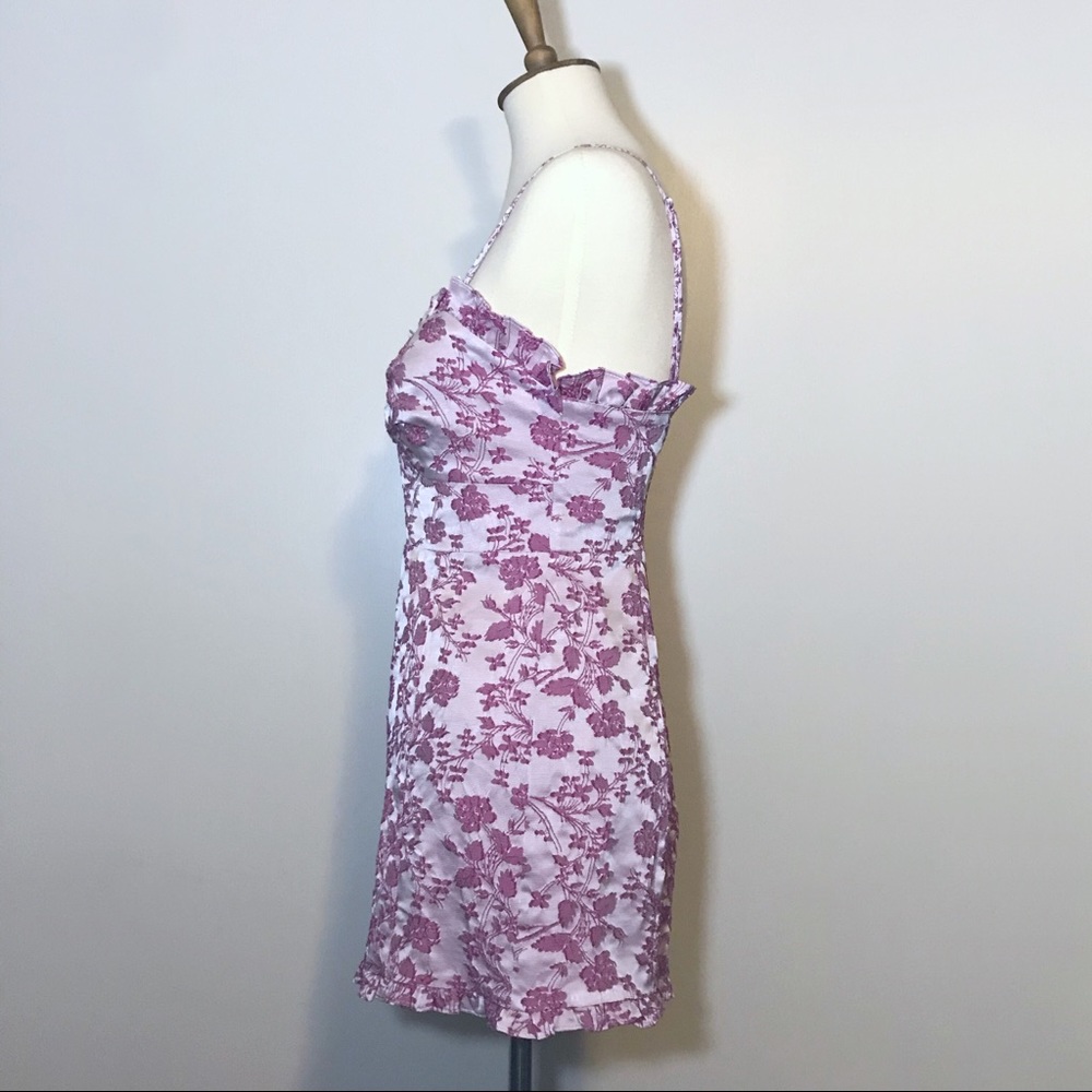 Revolve Likely Jacquard Floral Ruffle Romper - Picture 6 of 14
